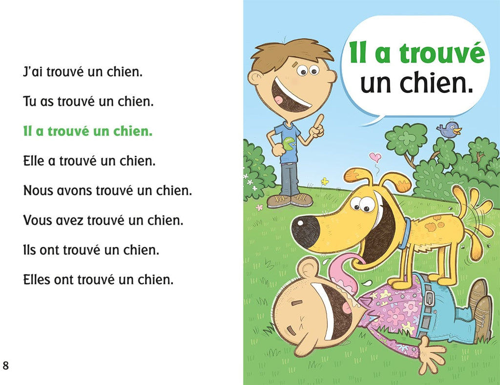 Nous conjuguons - Le verbe TROUVER au passé composé