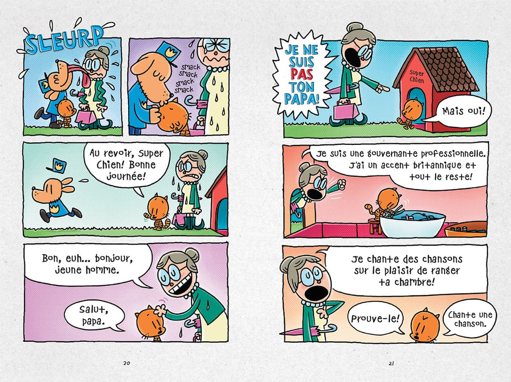 Super chien T04 et mini chat