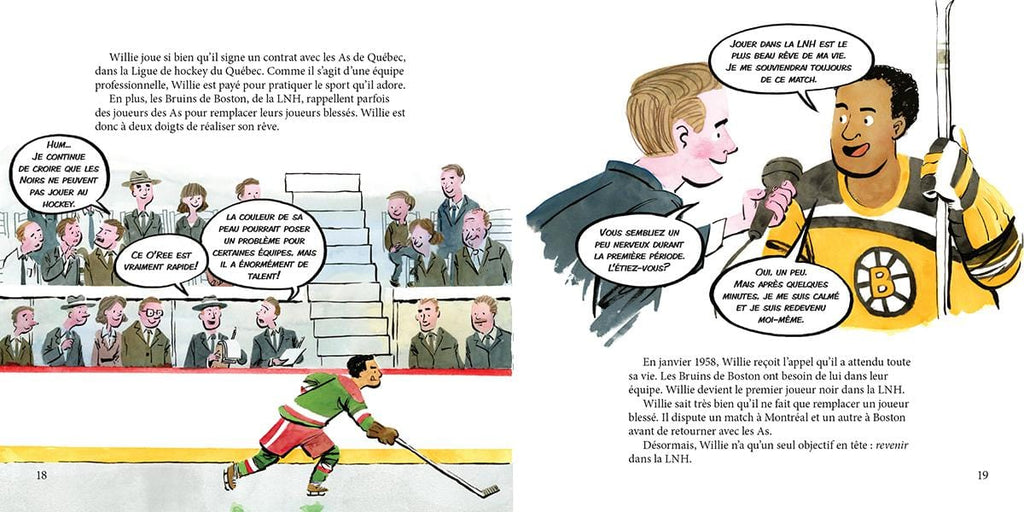 Biographie en images - Voici Willie O'Ree
