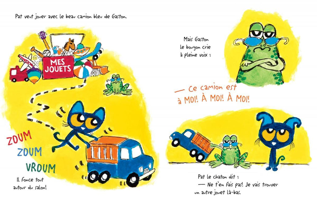 Pat le chaton chez son ami Gaston