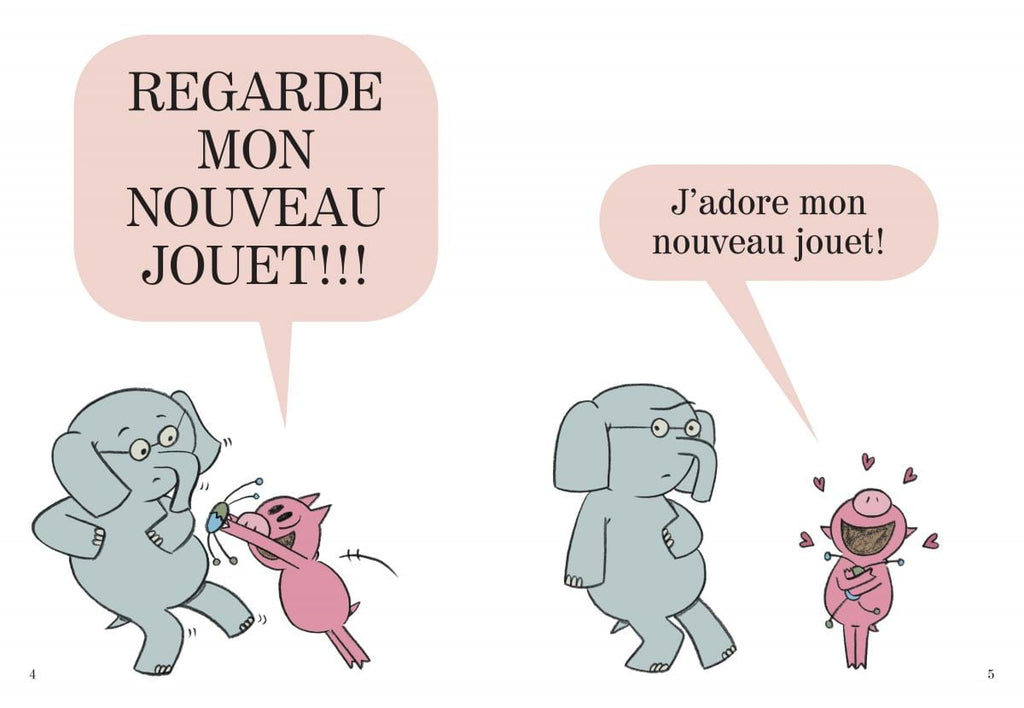 Éléphant et Rosie : J'adore mon nouveau jouet !