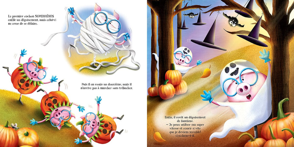 Les trois petits cochons superhéros - C'est l'Halloween
