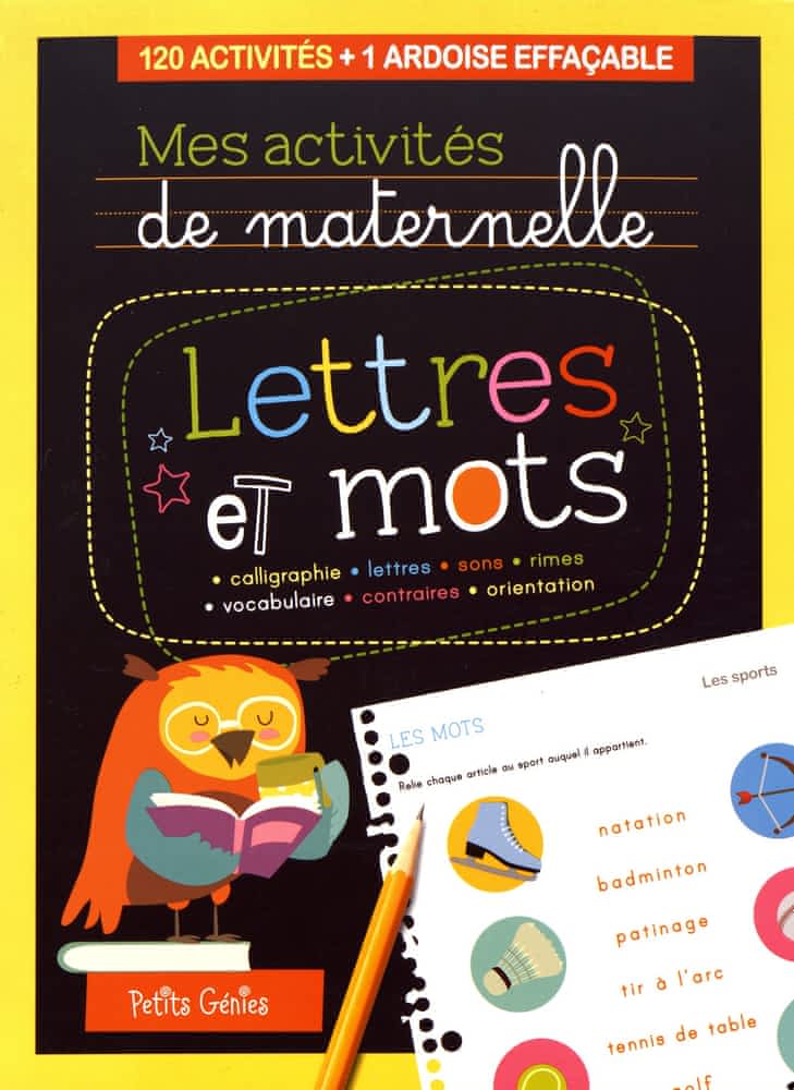 Mes activités de Maternelle - Lettres et mots