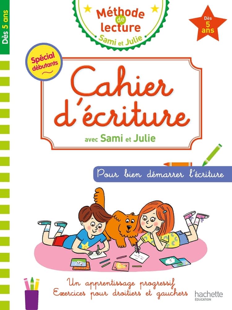 Cahier d'écriture avec Sami et Julie