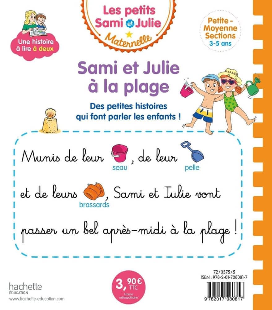 Les histoires de P'tit Sami - Sami et Julie à la plage