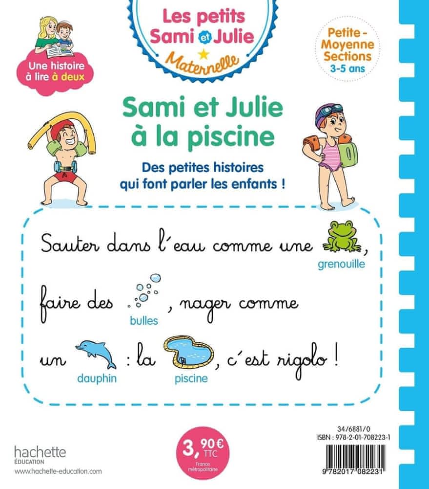 Les histoires de P'tit Sami - Sami et Julie à la piscine