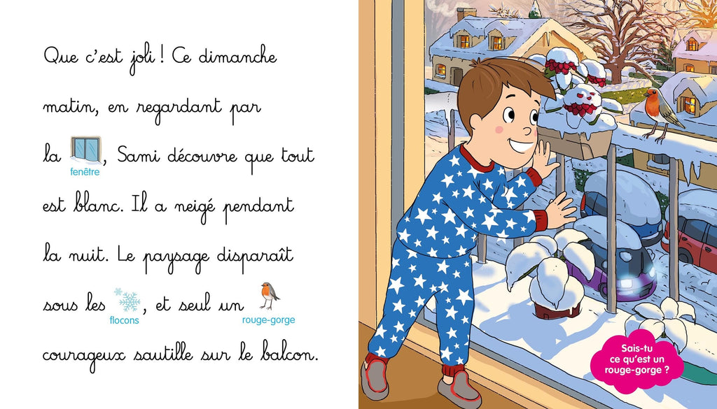 Les histoires de P'tit Sami - Le bonhomme de neige de Sami et Julie