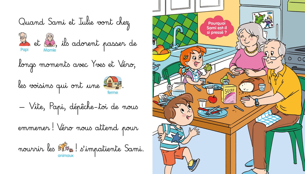 Les histoires de P'tit Sami - Sami et Julie découvrent la ferme
