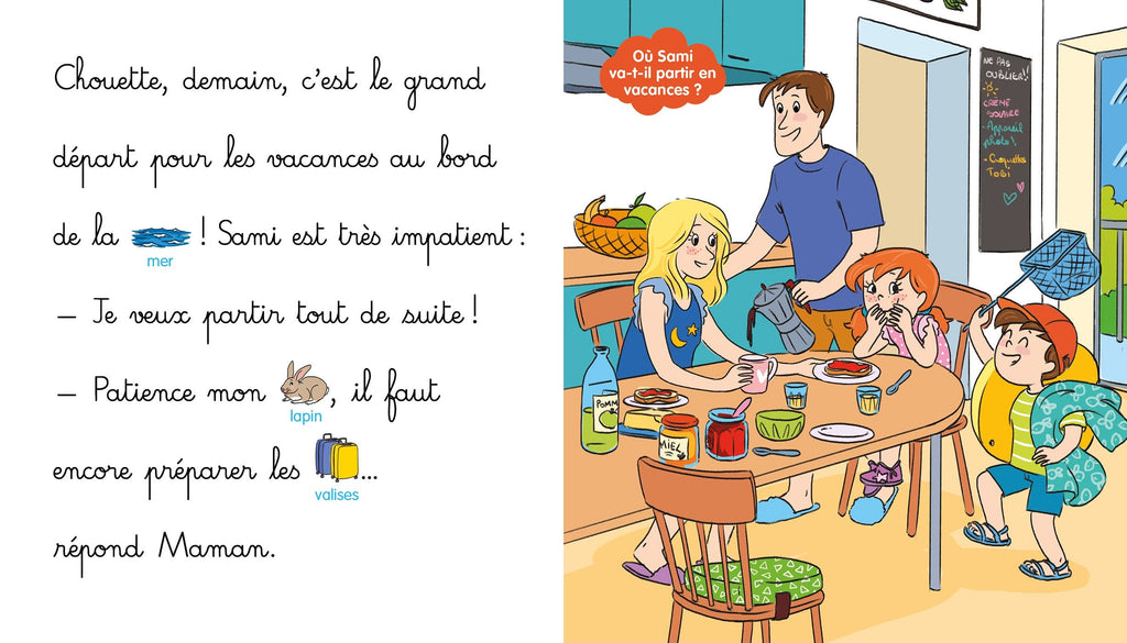 Les histoires de P'tit Sami - Sami et Julie partent en vacances