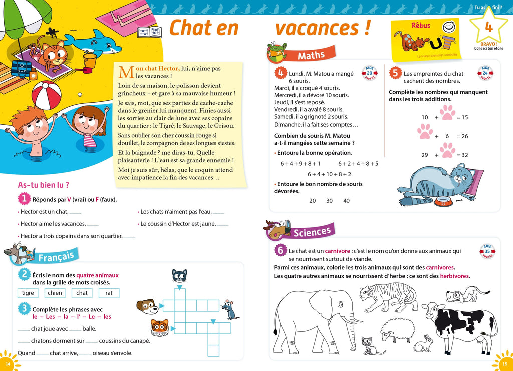 Passeport - Du CP au CE1 ( de la 1re à la 2e année )