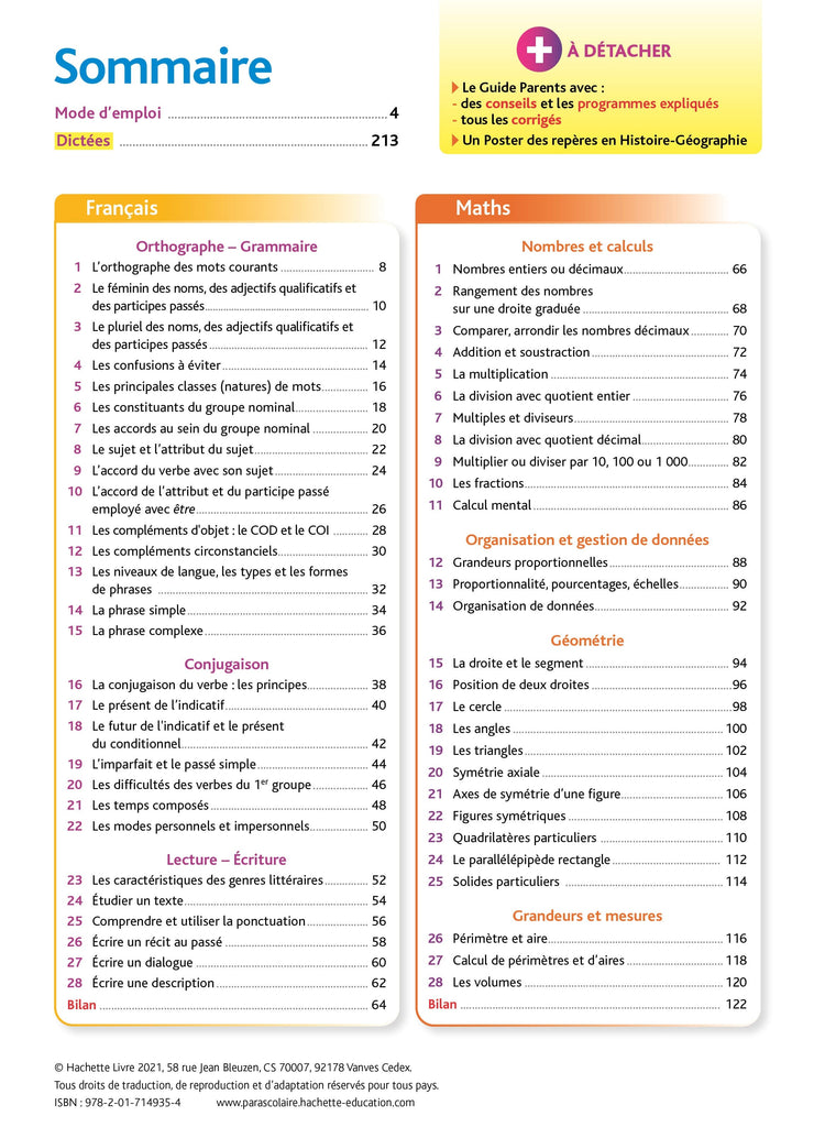 Pour comprendre toute la 6ème année