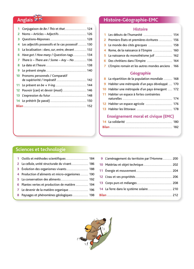 Pour comprendre toute la 6ème année
