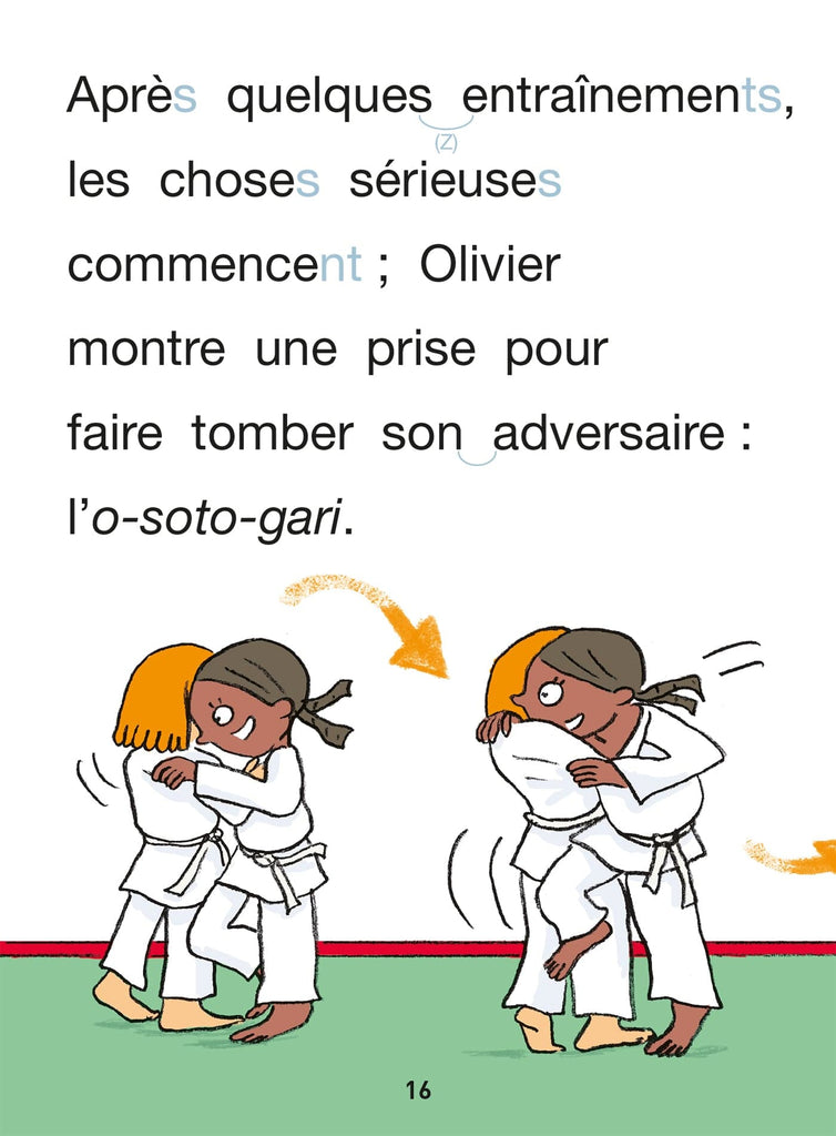 Julie fait du judo