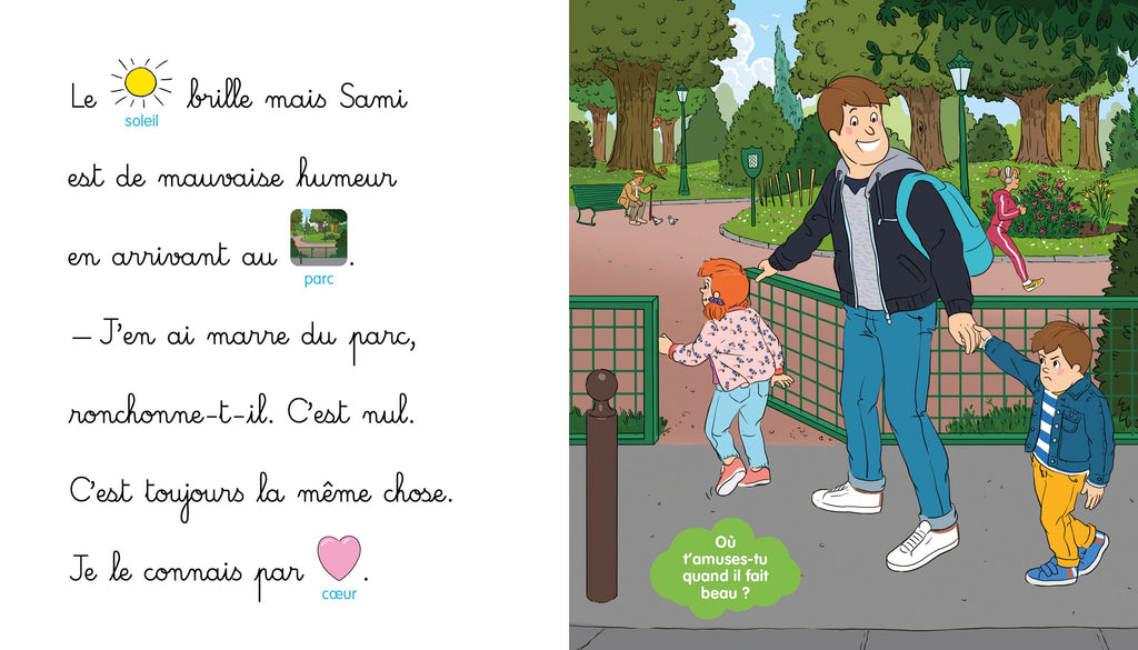 Les histoires de P'tit Sami - Sami et Julie au parc