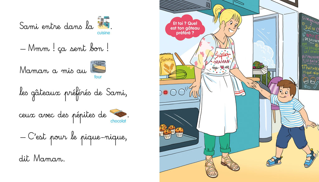 Les histoires de P'tit Sami - Le pique-nique de Sami et Julie