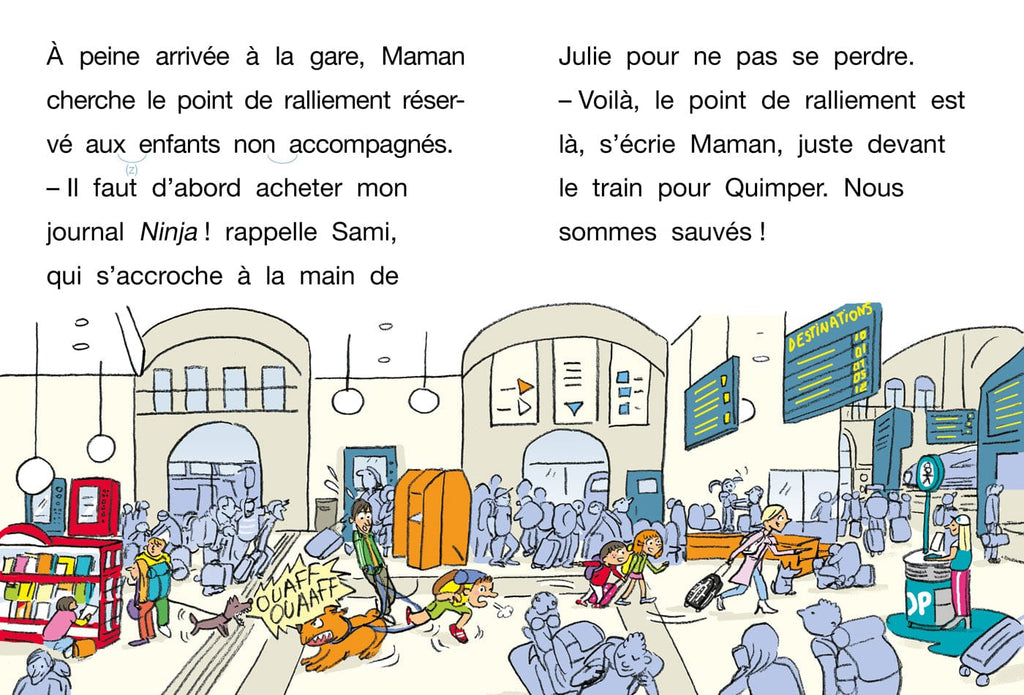 Sami et Julie voyagent seuls