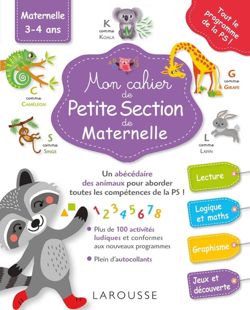 Mon cahier de Petite Section de Maternelle