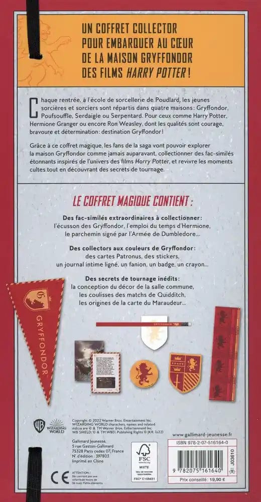 Destination Gryffondor: Coffret magique du Monde des Sorciers
