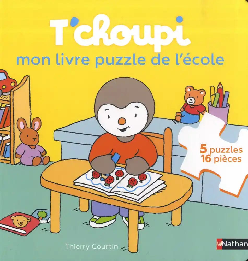 T'choupi - Mon livre puzzle de l'école
