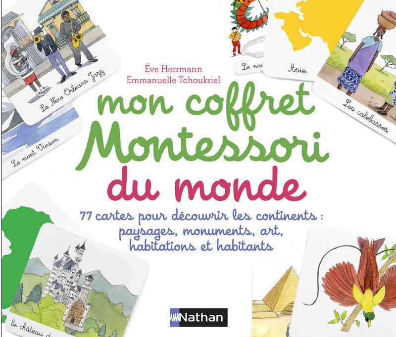 Mon coffret Montessori: du monde