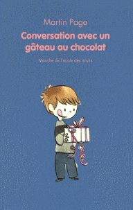 Conversation avec un gateau au chocolat