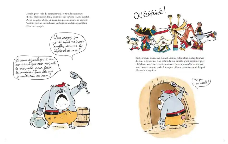 Les chiens pirates T01 - Adieu Côtelettes !