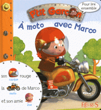 P'tit garçon - Lire ensemble - A moto avec Marco