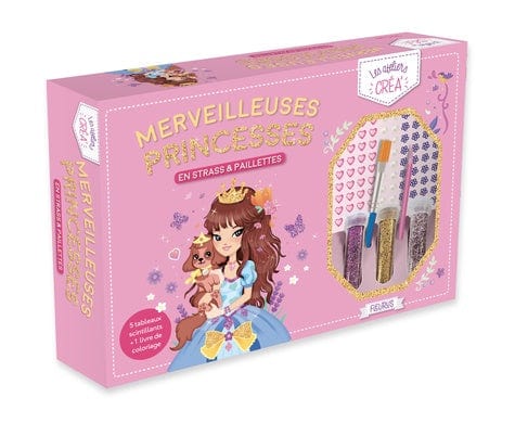 Merveilles princesses en strass et paillettes