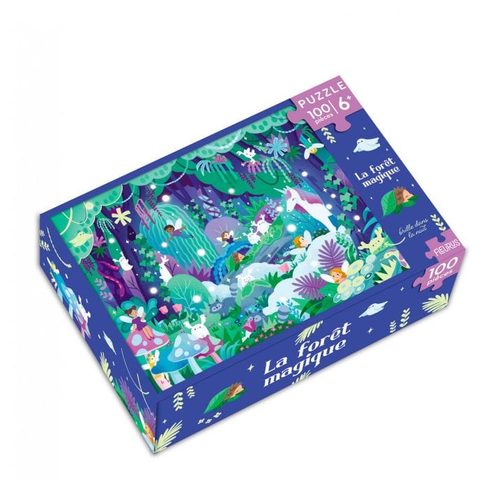 Puzzle phosphorescent - La forêt magique - 100 pièces