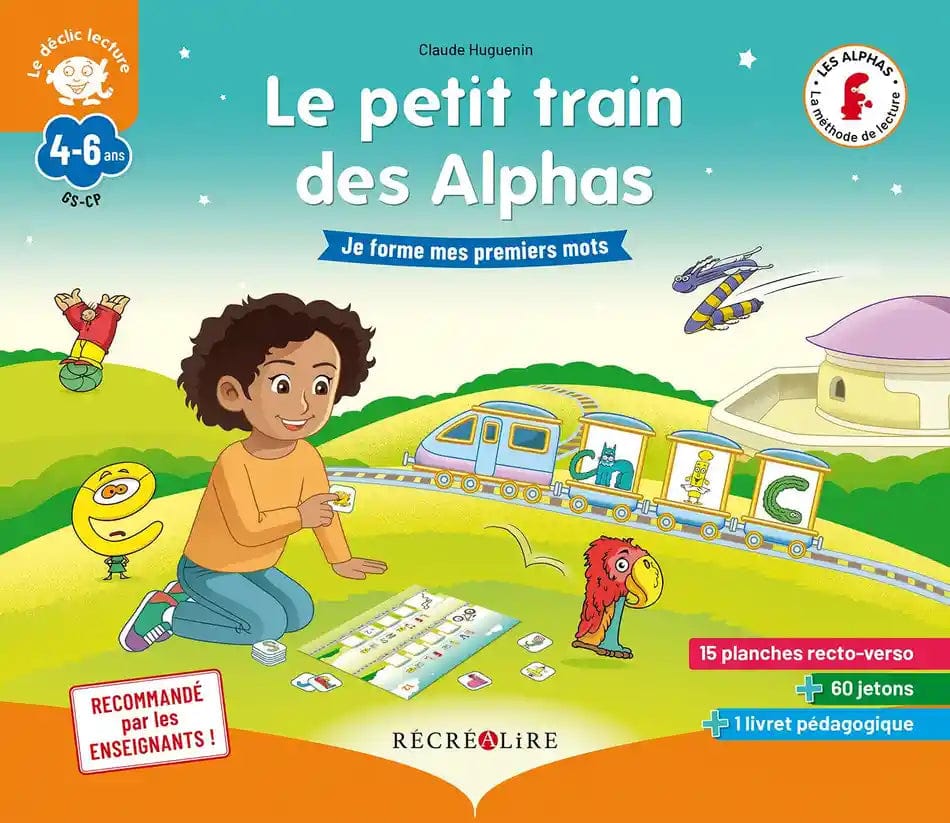 Le petit train des Alphas GS-CP : Je forme mes premiers mots