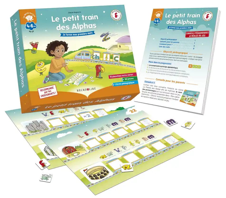 Le petit train des Alphas GS-CP : Je forme mes premiers mots