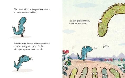 La petite dragonne qui ne savait pas cracher du feu