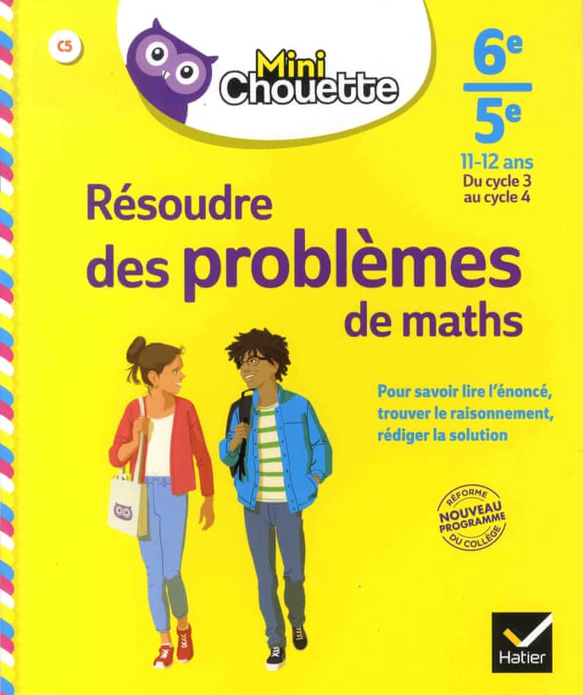 Mini chouette - Résoudre des problèmes de Maths - 6e/5e