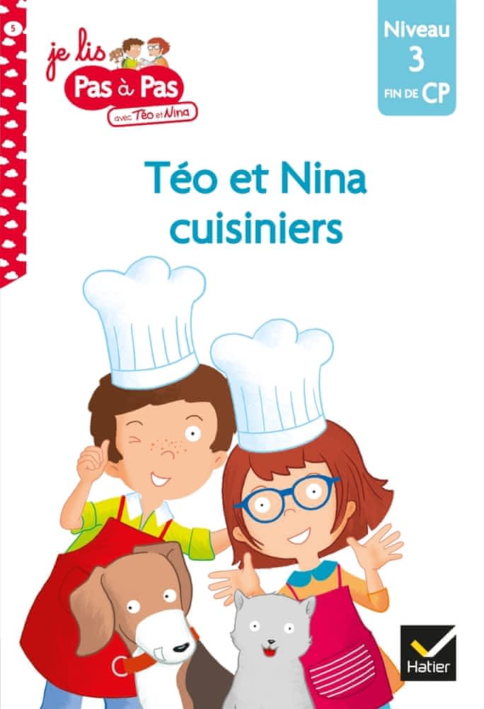 Je lis pas à pas - Téo et Nina cuisiniers