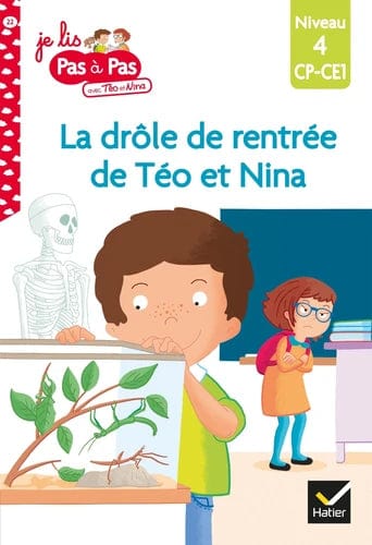 Je lis pas à pas - La drôle de rentrée de Téo et Nina