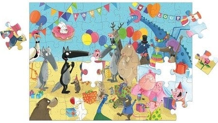 Ma boîte puzzle du loup - Anniversaire