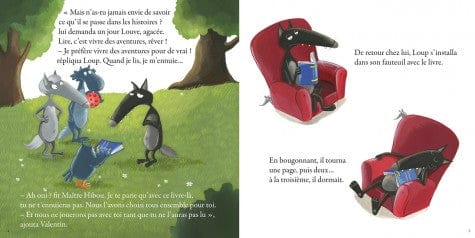 Le loup qui n'aimait pas lire