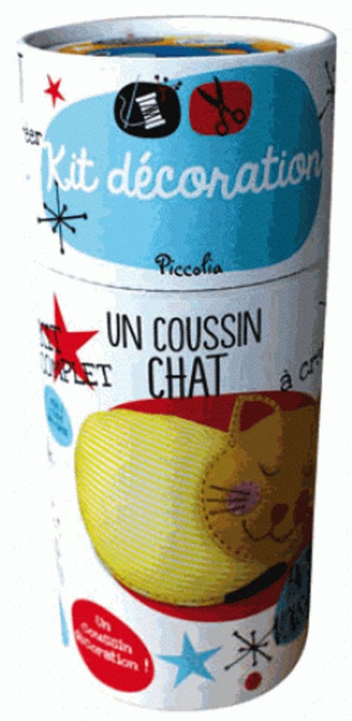 Kit décoration - Un coussin chat