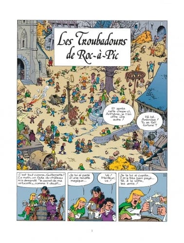 Johan et Pirlouit T15 - Les troubadours de Roc-à-pic