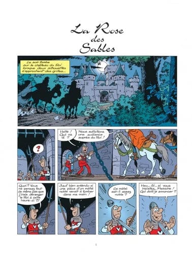 Johan et Pirlouit T17 - La rose des sables