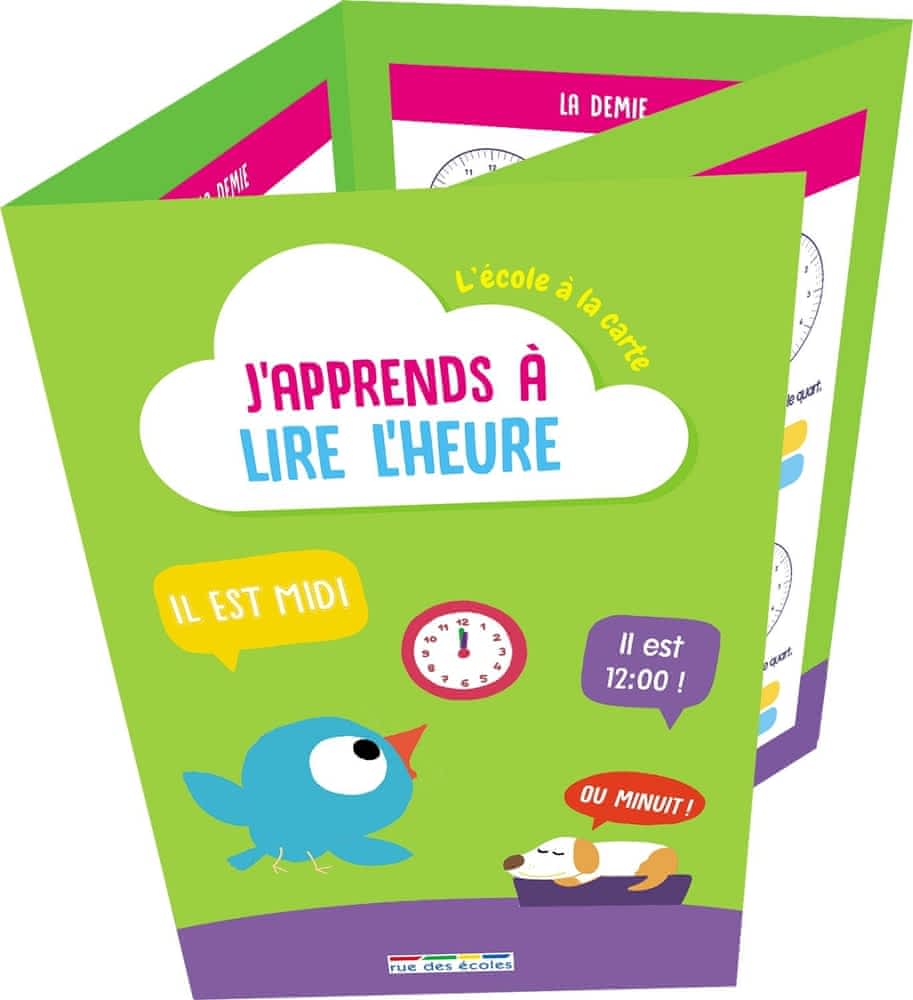 J'apprends à lire l'heure