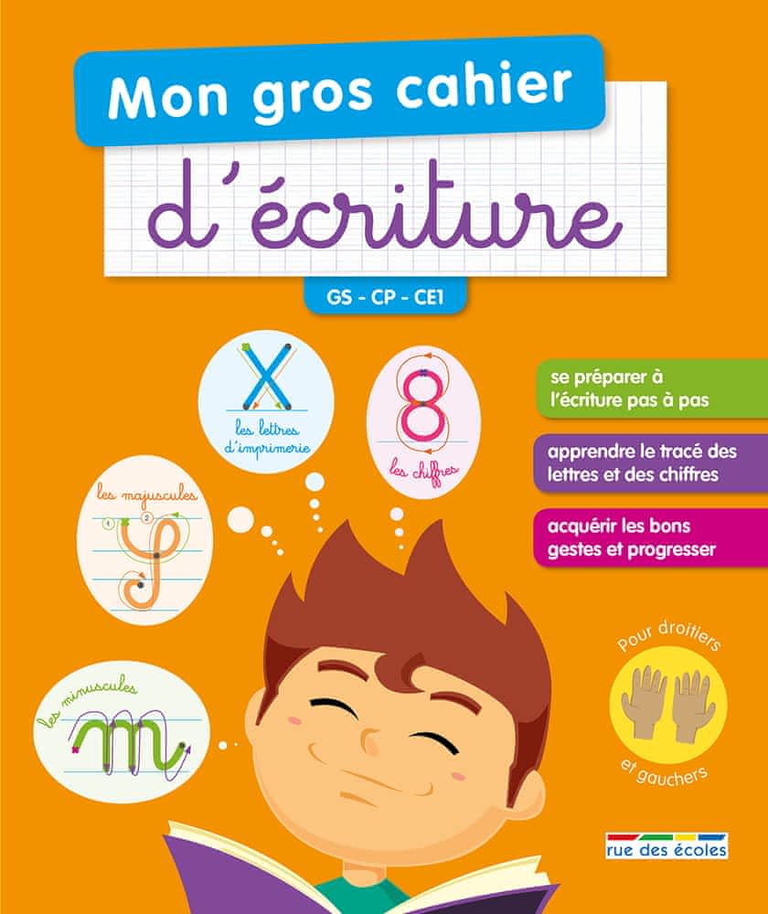 Mon gros cahier d'écriture - GS à CE1 (de jardin à 2e)