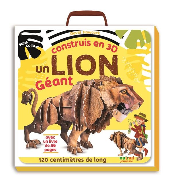 Construit en 3D un lion géant