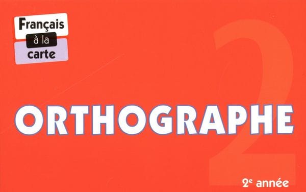 Cartes éclair - Orthographe - 2e année