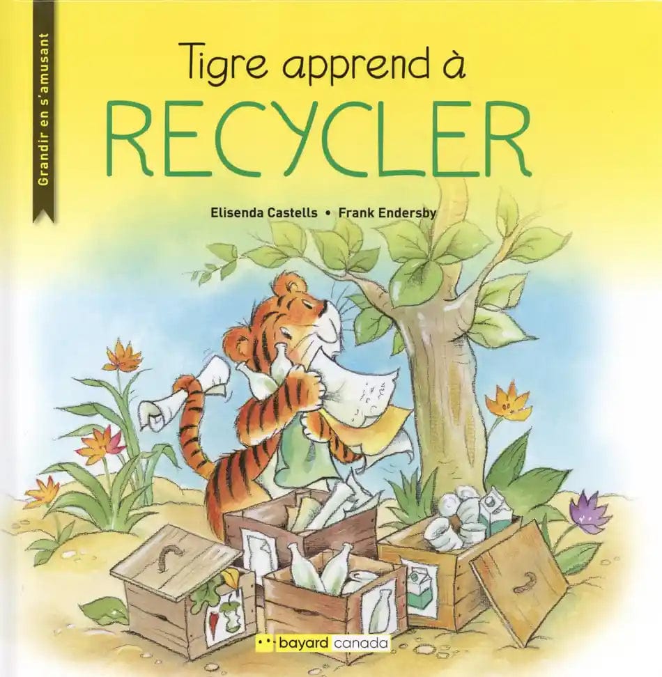 Tigre apprend à recycler