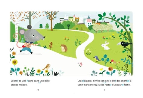 J'apprends à lire - Le corbeau et le renard, Le rat des villes et le rat des champs