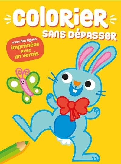 Colorier sans dépasser - Le lapin