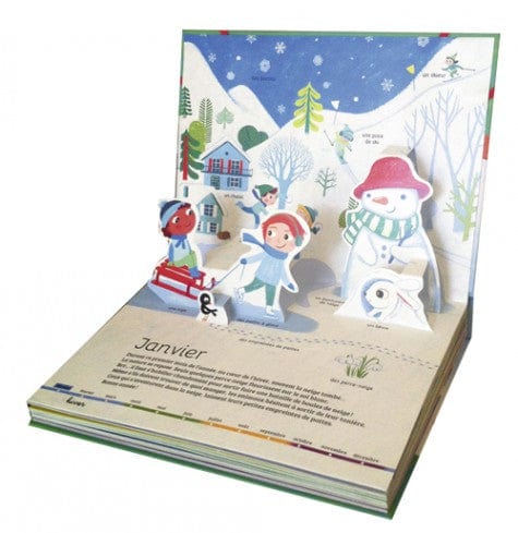 Les 12 mois de mon année en relief