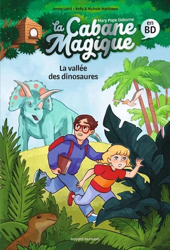 La cabane magique en BD T01 - La vallée des dinosaures