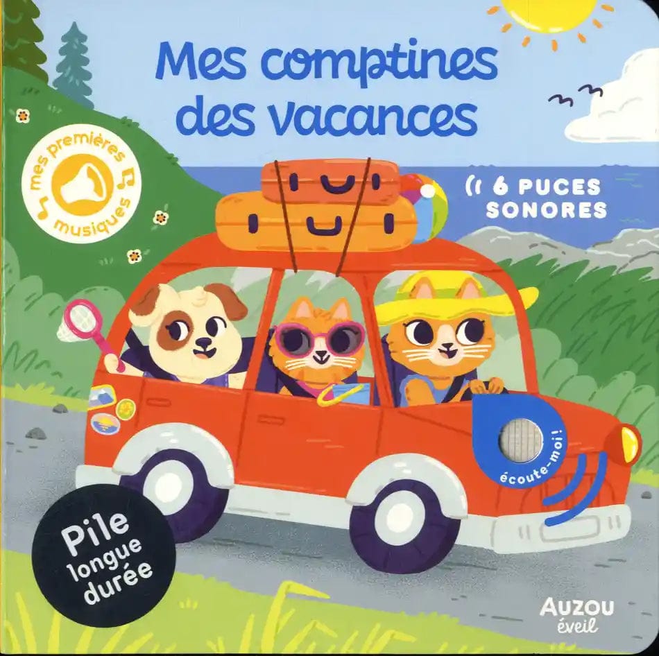 Livre sonore - Mes comptines de vacances